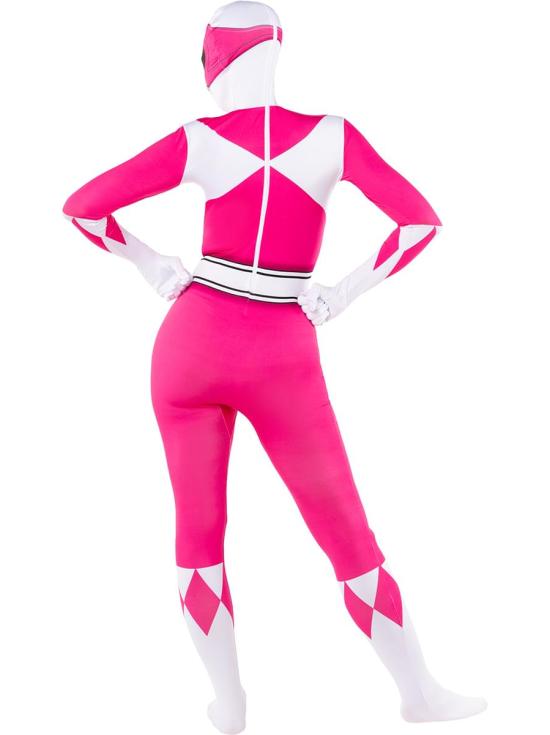 Disfraz Power Ranger rosa segunda piel