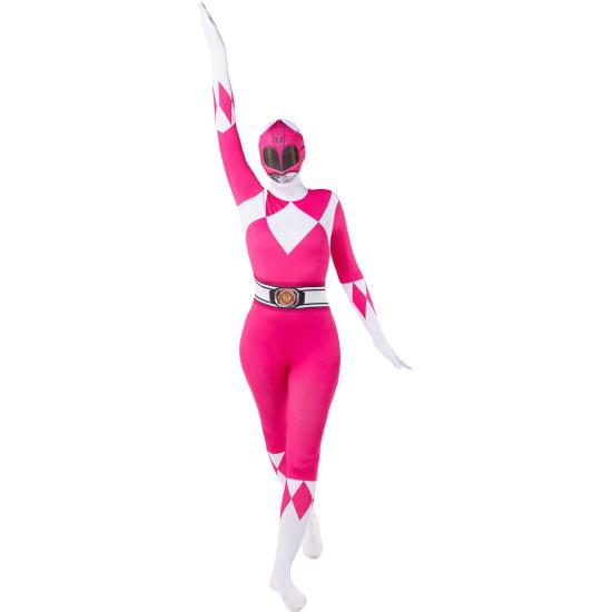 Disfraz Power Ranger rosa segunda piel