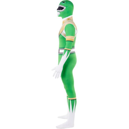 Disfraz Power Ranger verde segunda piel