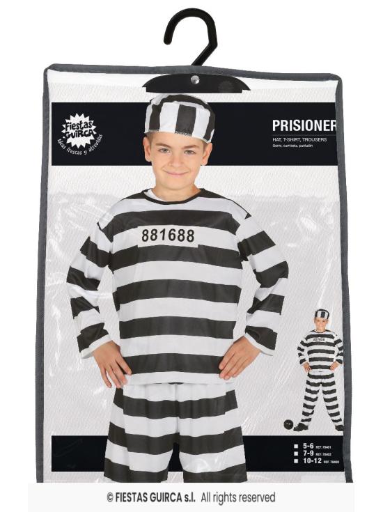 Disfraz Preso talla Infantil
