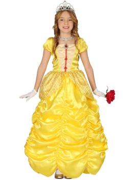 Disfraz Princesa Bella Amarilla niña