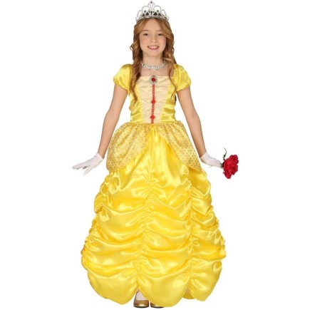 Disfraz Princesa Bella Amarilla niña