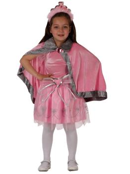 Disfraz Princesa Capa PInk.