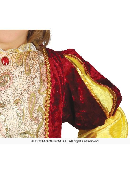 Disfraz Príncipe Cuento Burdeos para niños