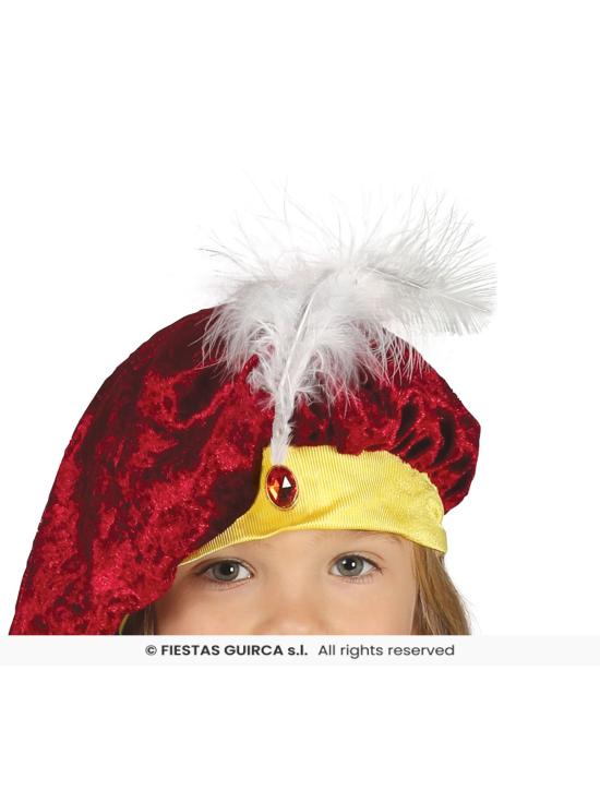 Disfraz Príncipe Cuento Burdeos para niños