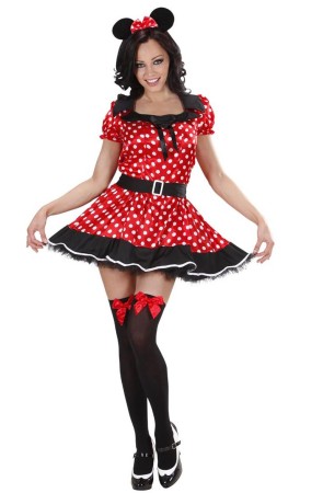 Disfraz Ratita Minnie Luxe para adulta