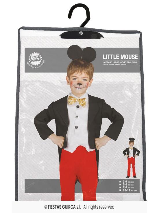 Disfraz Ratoncito Mickel infantil