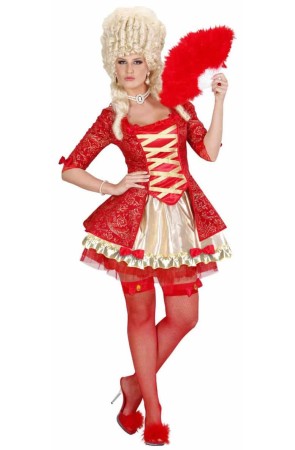 Disfraz Reina Barroca Roja adulta
