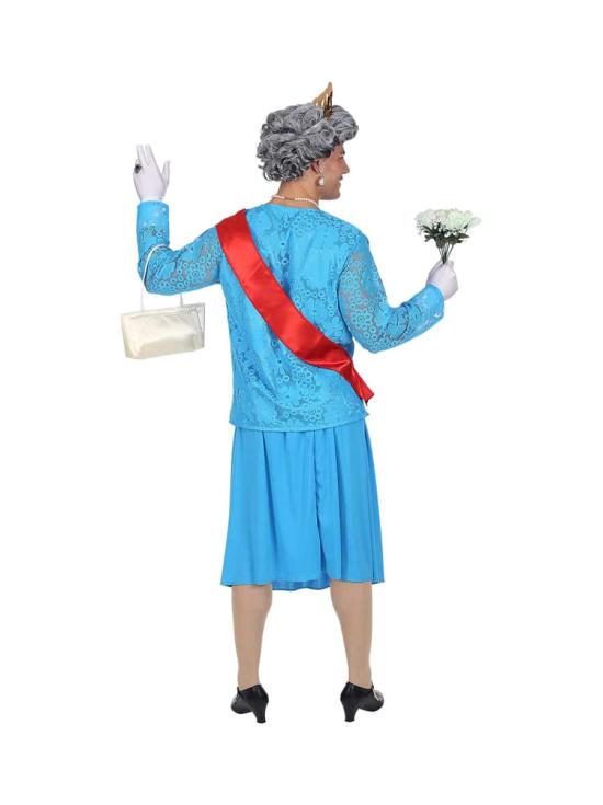Disfraz Reina Isabel de Inglaterra Hombre adulto