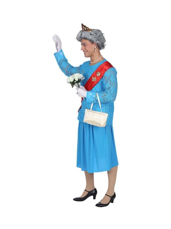 Disfraz Reina Isabel de Inglaterra Hombre adulto