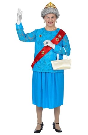 Disfraz Reina Isabel de Inglaterra adulto