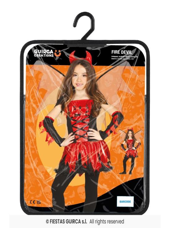 Disfraz Reina Diabla para niña