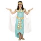 Disfraz Reina Egipcia del Nilo azul talla infantil