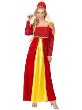 Disfraz Reina Medieval Lujo para Adulta