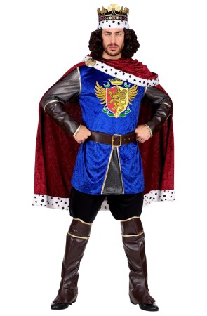 Disfraz Rey de Corazón de León adulto
