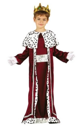 Disfraz Rey Mago Rojo talla infantil