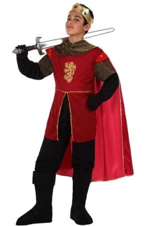 Disfraz Rey Medieval Corte para Niño