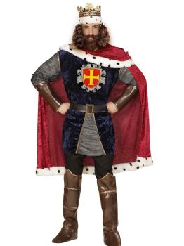 Disfraz Rey Red Medieval Lujo adulto