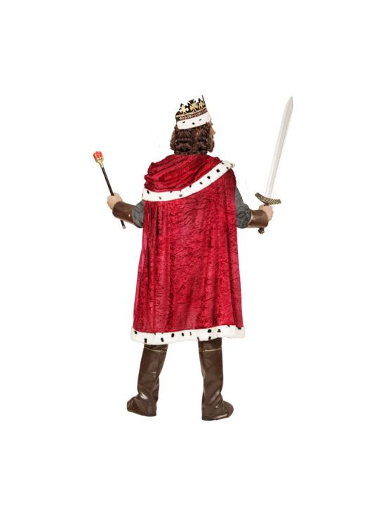 Disfraz Rey Red Medieval Lujo adulto