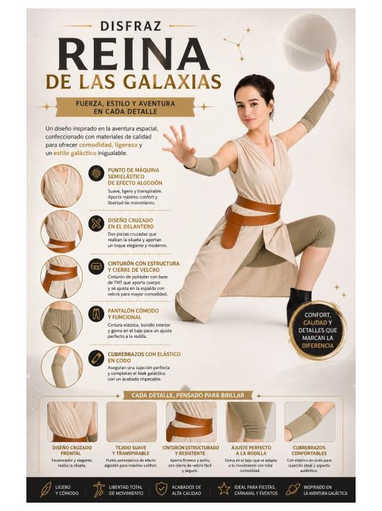 Disfraz Rey Star Wars económico  talla  adulta