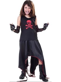 Disfraz Rockera  niña