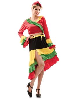 Disfraz Rumbera Salsa adulta