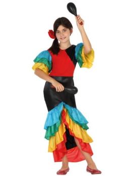 Disfraz Rumbera Salsera para niña