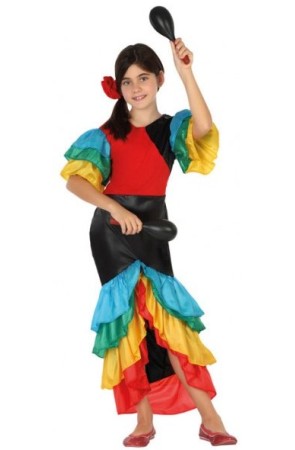 Disfraz Rumbera Salsera para niña