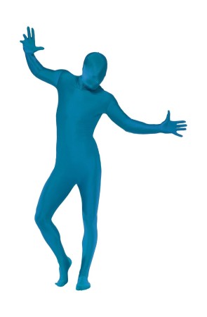 Disfraz Segunda Piel Azul Adulto