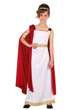 Disfraz Senadora Romana para Niña
