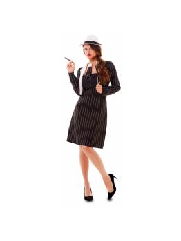 Disfraz Señorita Gangster adulta