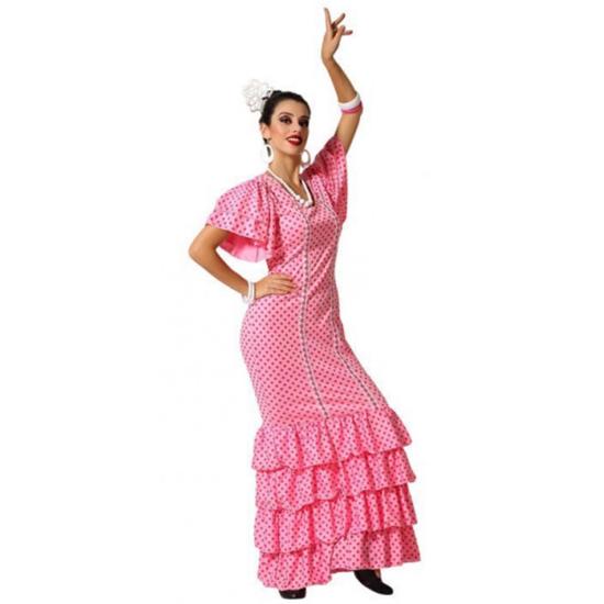 Disfraz Sevillana Rosa para Mujer Disfraz Sevillana Rosa para Mujer
