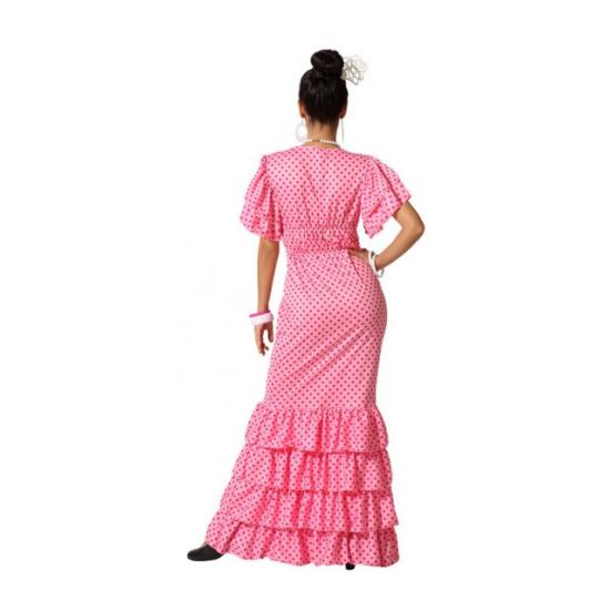 Disfraz Sevillana Rosa para Mujer Disfraz Sevillana Rosa para Mujer