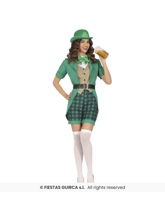 Disfraz Sexy Señorita San Patricio Vestido para Mujer