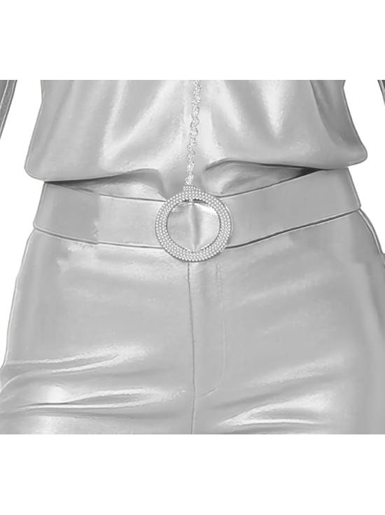 Disfraz Silver Disco para Mujer