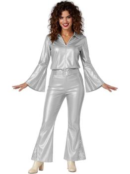 Disfraz Silver Disco para Mujer