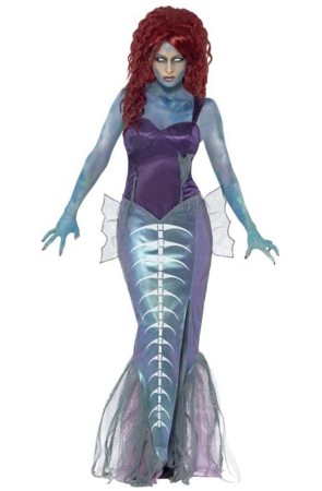 Disfraz Sirena Zombie para mujer