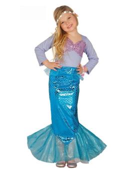 Disfraz Sirenita de los Mares infantil