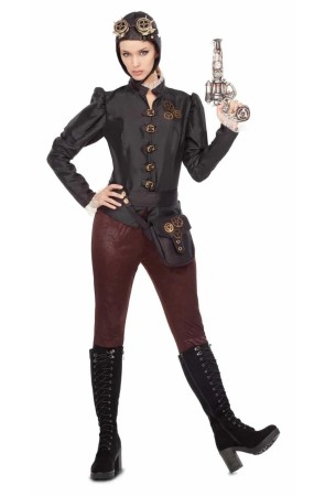 Disfraz Steampunk Aviadora Retro para adulta