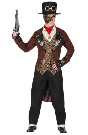 Disfraz Steampunk Sr del Tiempo  adulto
