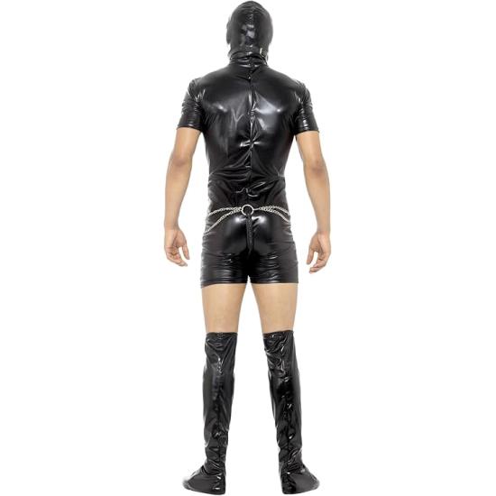 Disfraz sumiso negro hombre despedidas