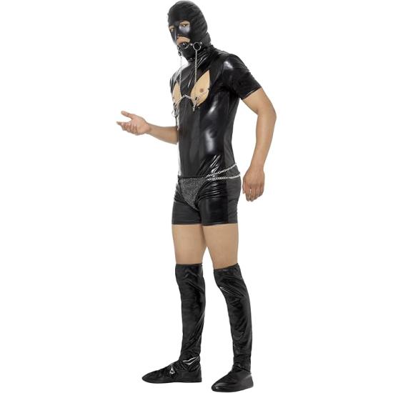 Disfraz sumiso negro hombre despedidas