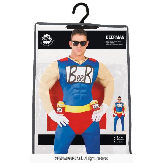Disfraz Super Cervecero Man