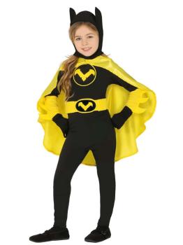 Disfraz Superheroína Murciélago niña.