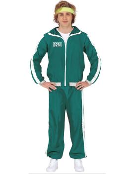 Disfraz Juego del Calamar Jugador para hombre