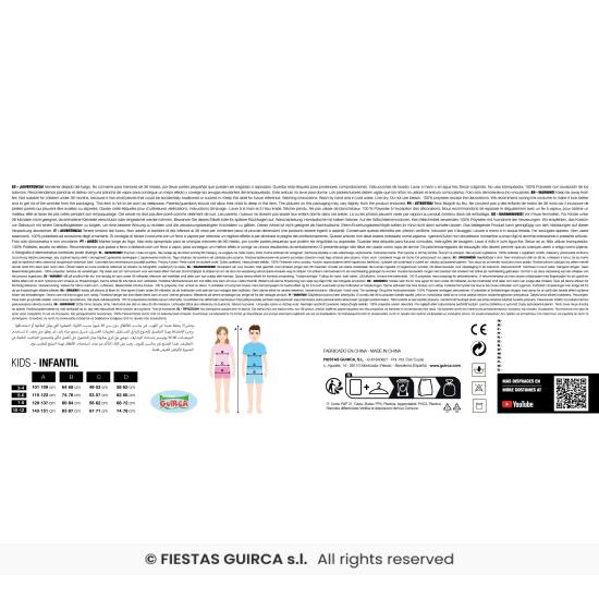 Disfraz Tiburón Blanco para niños Disfraz Tiburón Blanco para niños