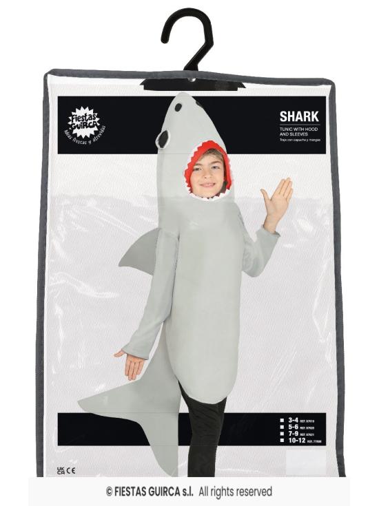 Disfraz Tiburón Blanco para niños