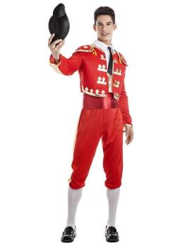 Disfraz Torero Rojo Traje de Luces para adulto