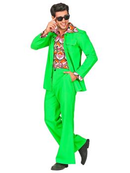 Disfraz Traje Disco Años 70 Verde para Hombre