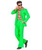 Disfraz Traje Disco Años 70 Verde para Hombre